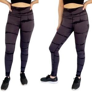 ZELLA Black Tie-Dye Athletic Legging Tights